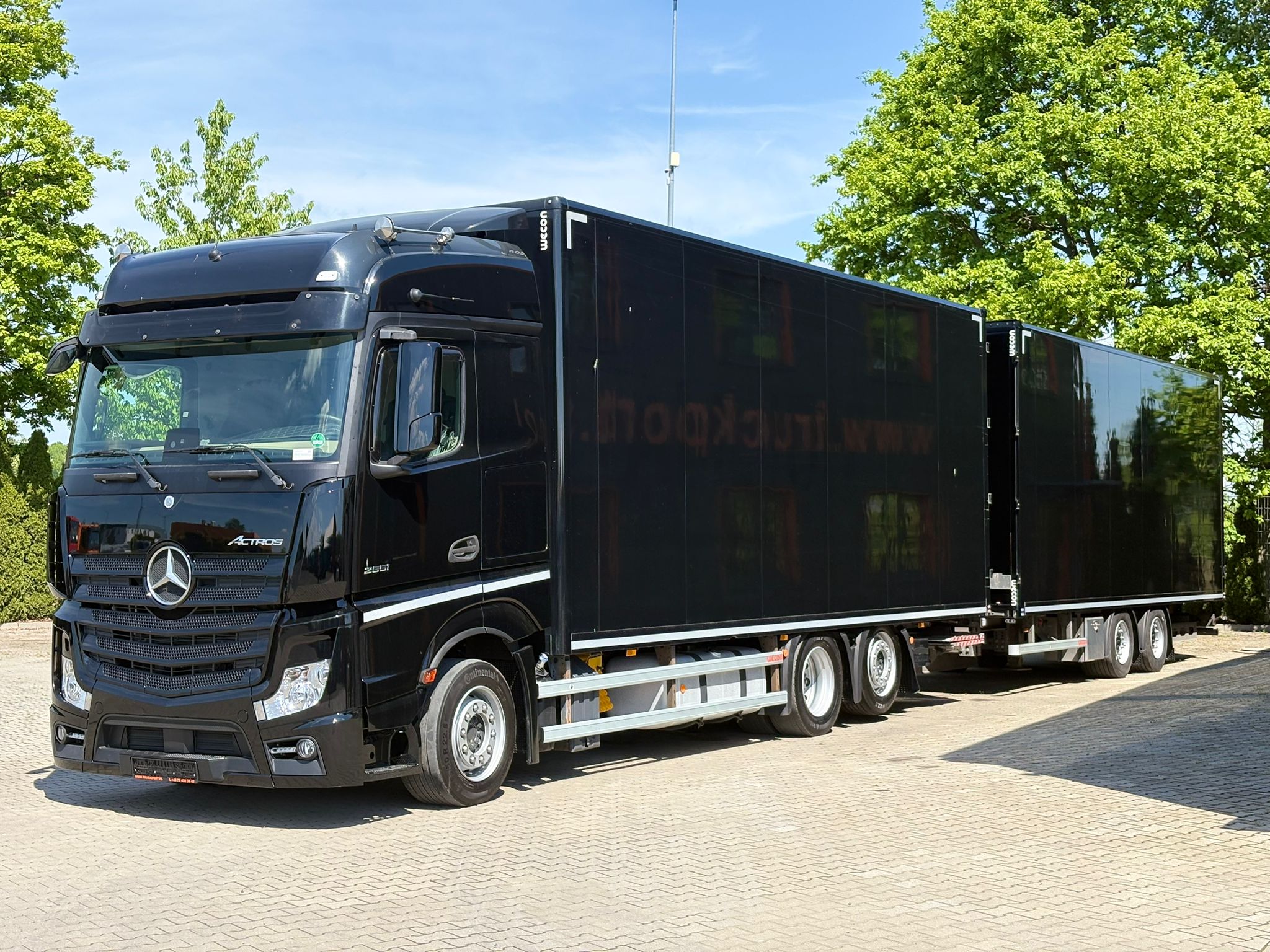 MB ACTROS 2551 6x2 EURO6|KONTENER + WINDA DHOLLANDIA